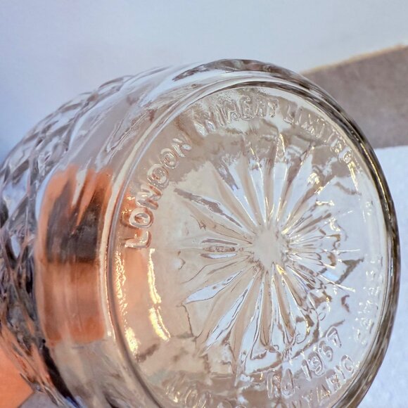 London Winery Limited Wine Decanter Cut Glass VTG 60s Regency Barware Stopper - Picture 14 of 15
